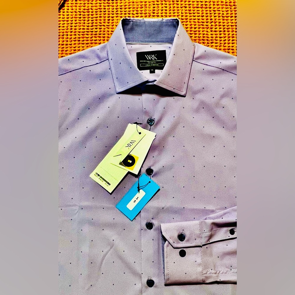 WRK New York men’s dress shirt. 4-way stretch,15 . New without tags